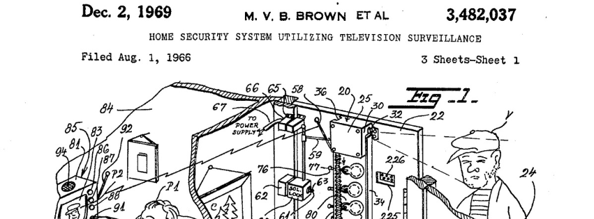 The Home Security System – Marie Van Brittan Brown black inventors