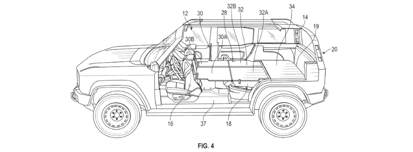 Ford’s sleeping setup builds on the idea of using the back row for a platform with clever integrations.